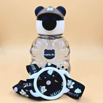 Water Bottle-China Imported (Cute Black Puppy)
